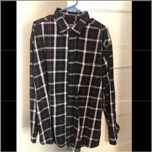 Plaid button up women’s XXL